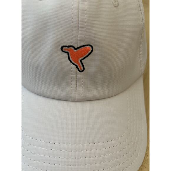 Birddogs Hat white bird logo orange LOGO Cap Strap back Adjustable Lightweight - Picture 3 of 6